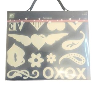 Making Memories Love 2 Valentine Foam Stamps 20pc Stamp Set *RARE* Hard To Find